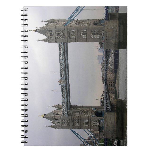 Cuaderno Portátil con puente de torre sobre el río Támesis (Frente)