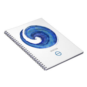 Cuaderno Portátil con símbolo de agua Susea Blu Studios