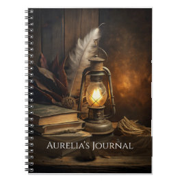 Cuaderno Portátil con teclado iluminado por velas - Diario