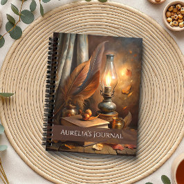 Cuaderno Portátil con teclado iluminado por velas - Diario