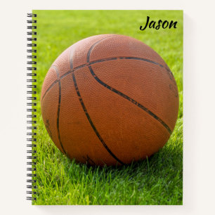 Cuaderno Portátil con temas de baloncesto personalizado
