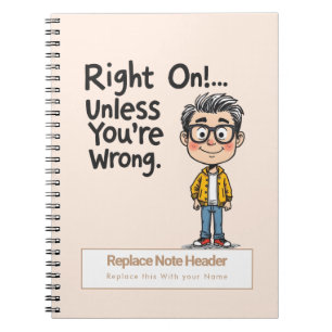 Cuaderno Portátil con temas de jerga personalizada de los a