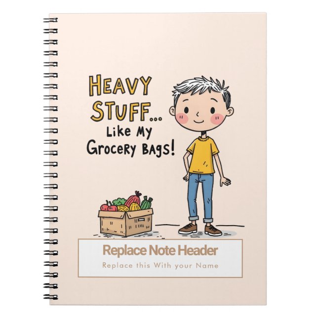 Cuaderno Portátil con temas de jerga personalizada de los a (Frente)