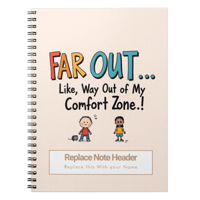 Cuaderno Portátil con temas de jerga personalizada de los a (Frente)