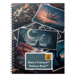 Cuaderno Portátil con temas de postales personalizables