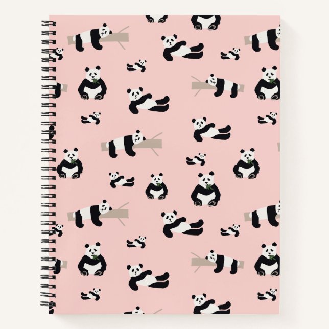 Cuaderno Portátil con temática Panda 21,6 cm x 28 cm Espira (Anverso)