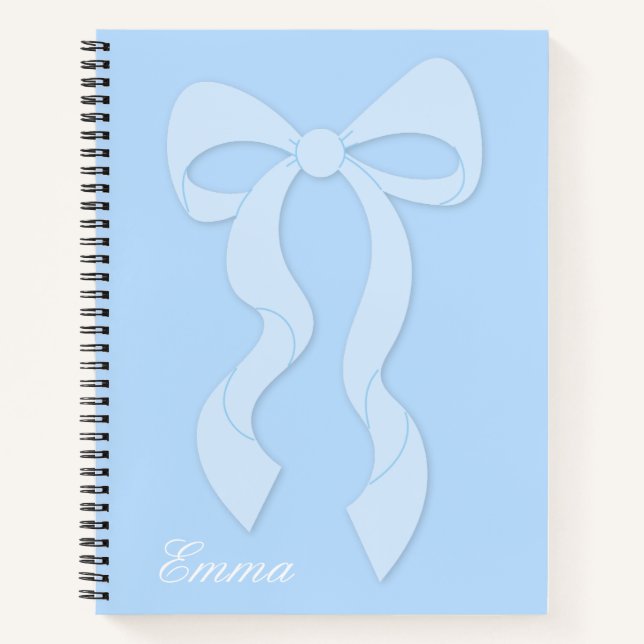 Cuaderno Portátil Coquette Bow (Anverso)