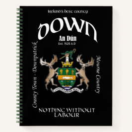 Cuaderno Portátil Crested de County Down Ireland