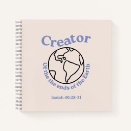 Cuaderno Portátil cuadrado / cristiano / verso de la biblia