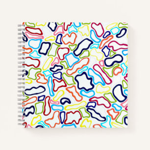 Cuaderno Portátil cuadrado de bandas de pelo