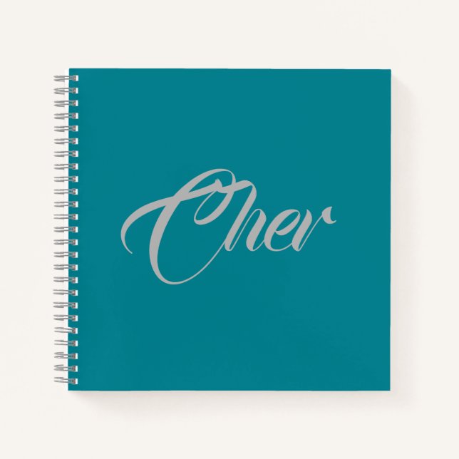 Cuaderno Portátil cuadrado personalizado (Anverso)