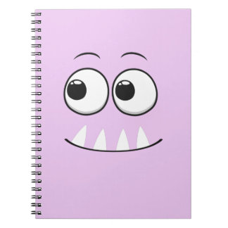 Cuaderno Portátil Cute Purple Monster para niños