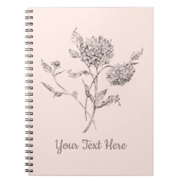 Cuaderno Portátil Dahlia personalizado