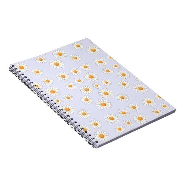 Cuaderno Portátil Daisy Floral Spiral - Diario de fotos (Lado Derecho)