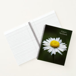 Cuaderno Portátil Daisy Flower de gran tamaño para el diari