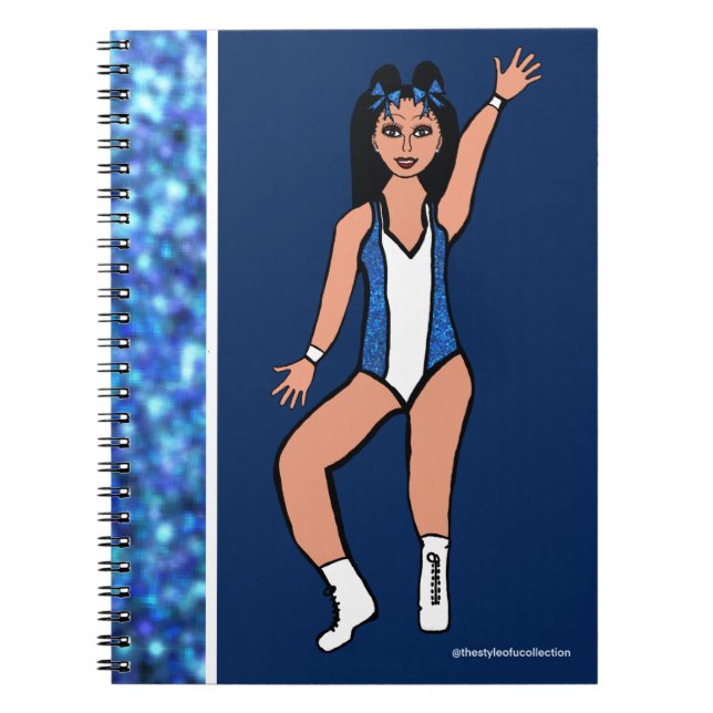 Cuaderno Portátil Dancer Blue Spark # 2 (Frente)