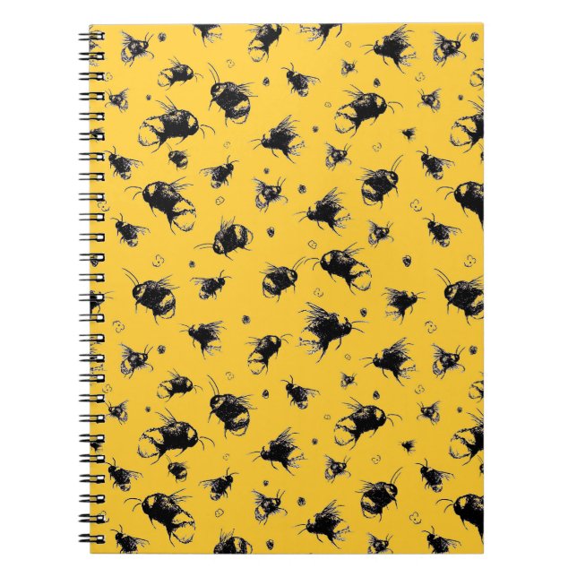 Cuaderno Portátil de abejas muy lindo - regalo perfecto par (Frente)