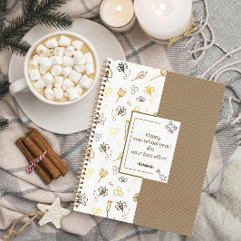 Cuaderno Portátil de abejas tierno