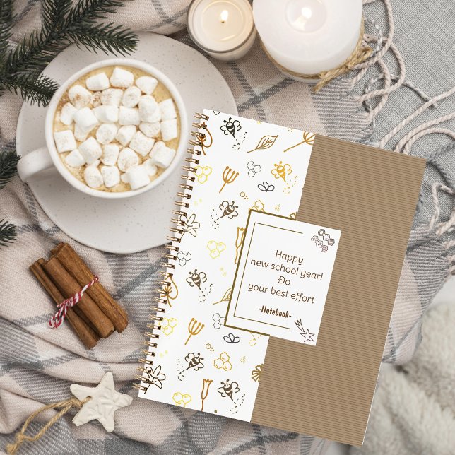 Cuaderno Portátil de abejas tierno (Subido por el creador)