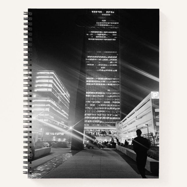 Cuaderno Portátil de administración de Black & White City L (Anverso)