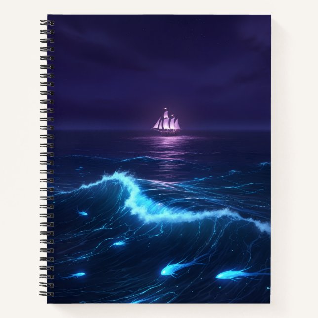 Cuaderno Portátil de aguas celestes (Anverso)