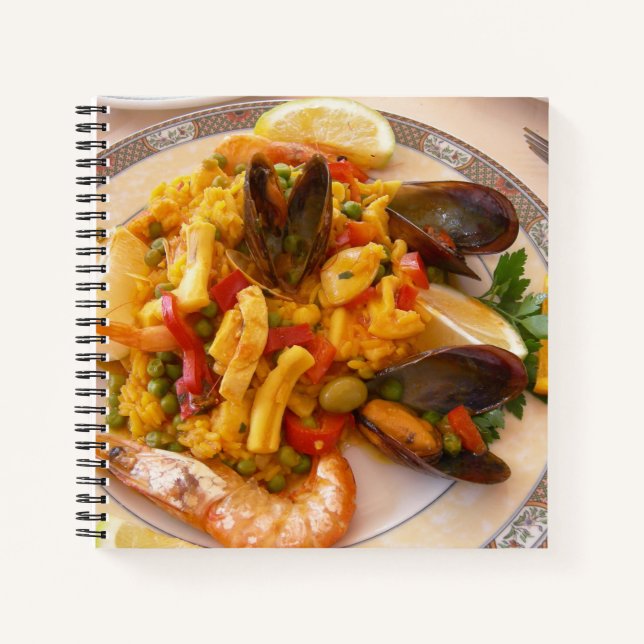 Cuaderno Portátil de alimentos para paella (Anverso)