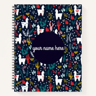 Cuaderno Portátil de Alpaca Cuta personalizado personalizad