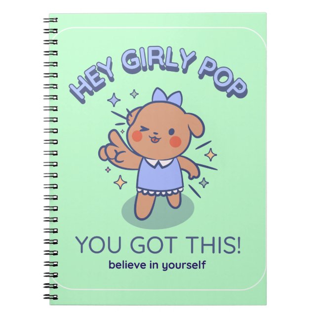 Cuaderno Portátil de amigo animal Kawaii (Frente)