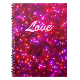 Cuaderno Portátil de 'Amor' Rosy Sparkle
