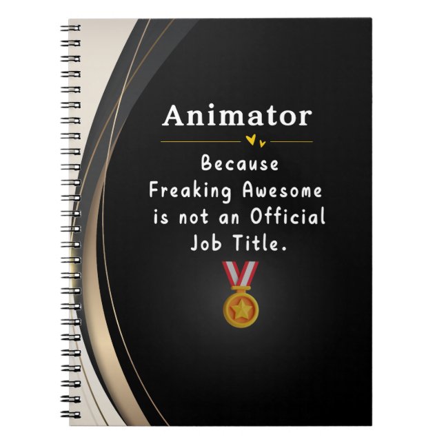 Cuaderno Portátil de animación - Regalo divertido y motivac (Frente)