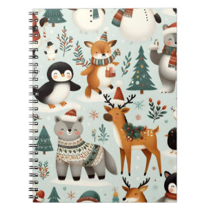Cuaderno Portátil de animales de invierno