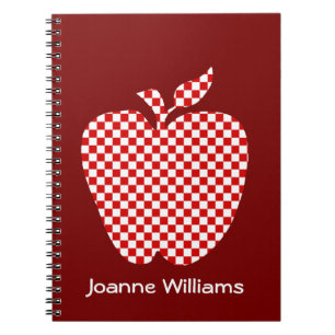Cuaderno Portátil de Apple con control rojo del profesor