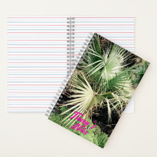 Cuaderno Portátil de árbol de palmas gráfico tropical