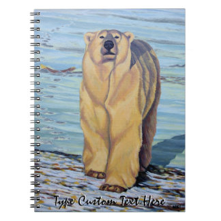 Cuaderno Portátil de arte de oso polar personalizado