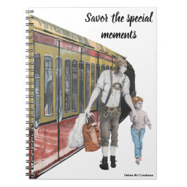 Cuaderno Portátil de arte Fantasía del viaje en tren de Ber