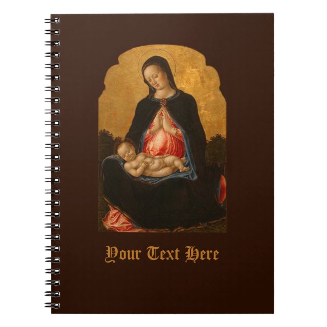 Cuaderno Portátil de arte infantil y Madonna (Frente)