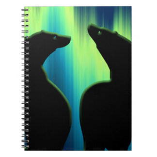 Cuaderno Portátil de arte nativo para Oso polar portátil de