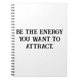 Cuaderno Portátil de atracción de energía positiva