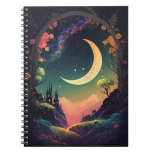 Cuaderno Portátil de aumento lunar encantado