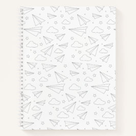Cuaderno Portátil de avión de papel