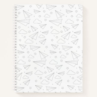 Cuaderno Portátil de avión de papel