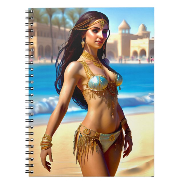 Cuaderno Portátil de bailarina Atlantean (Frente)