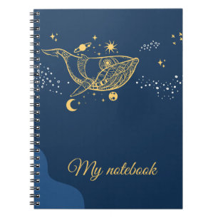 Cuaderno Portátil de ballenas de mar profundo - Diario de p