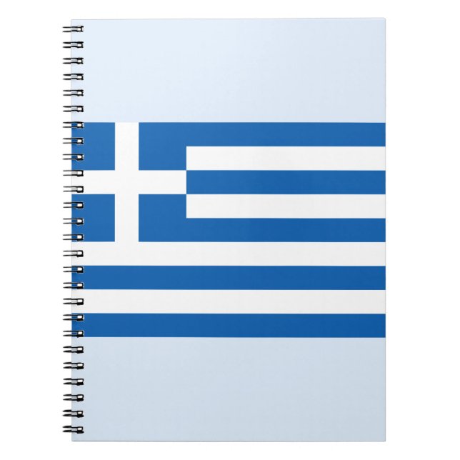 Cuaderno Portátil de bandera griega (Frente)