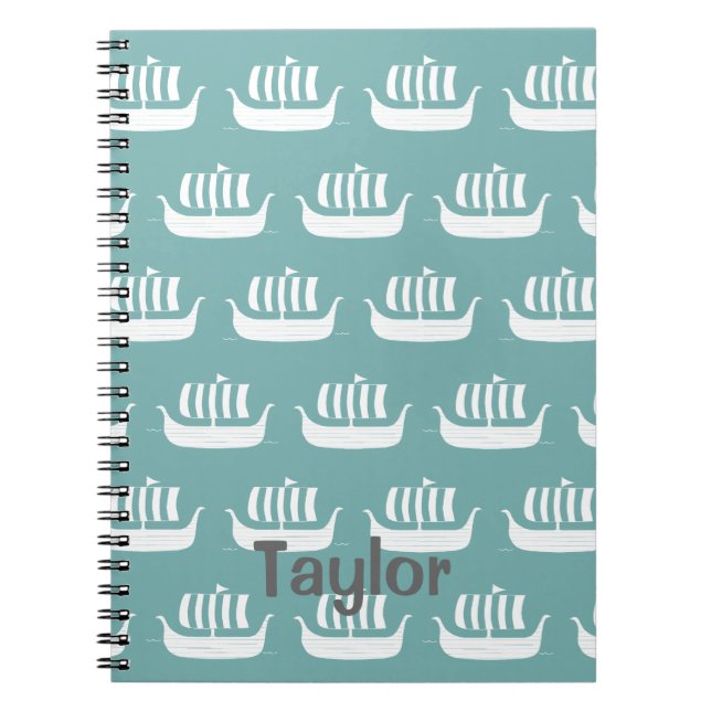 Cuaderno Portátil de barcos de observación (Frente)
