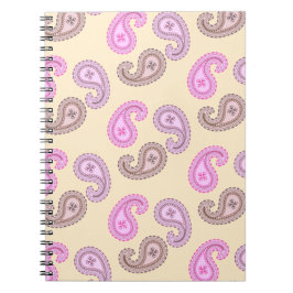 Cuaderno Portátil de Boho del patrón Paisley