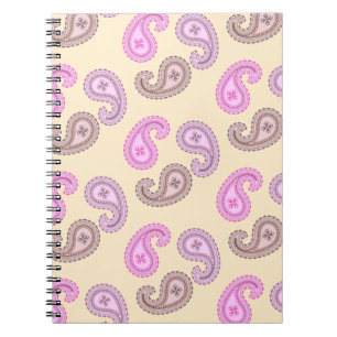 Cuaderno Portátil de Boho del patrón Paisley