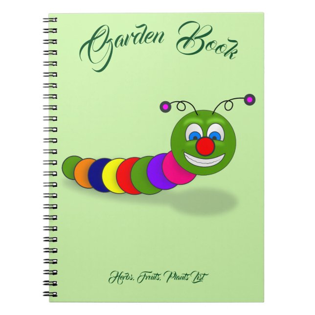 Cuaderno Portátil de Bug de Jardín caprichoso (Frente)