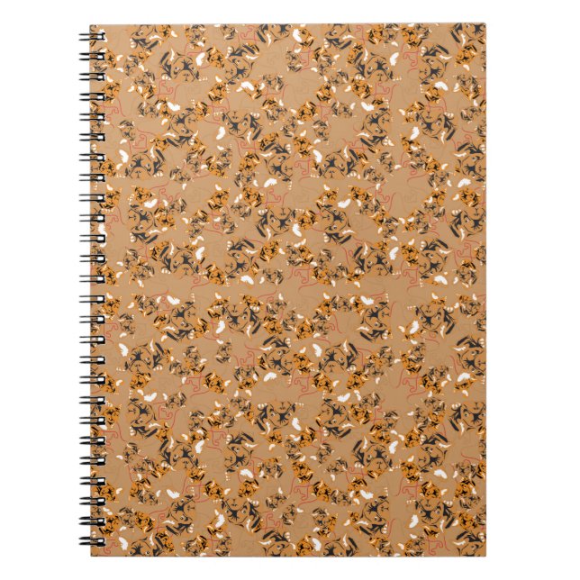 Cuaderno Portátil de Bulldog francés (Frente)