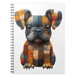 Cuaderno Portátil de Bulldog francés en mosaico